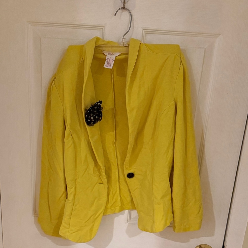 Candie's Vibrant Yellow Blazer
